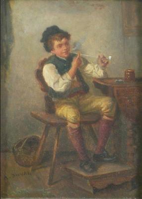 Boy with a pipe